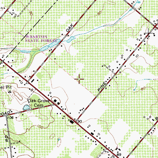 Topographic Map of Ideal Air Strip, NJ