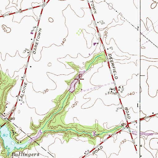 Topographic Map of Wentzell-Wilson Pond, NJ
