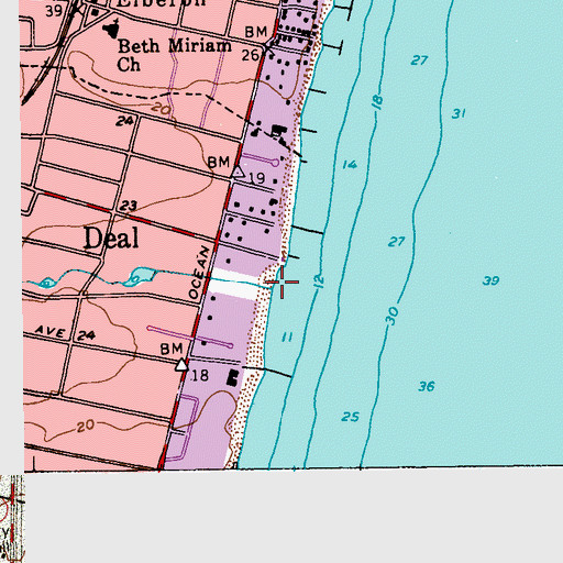 Topographic Map of Poplar Brook, NJ