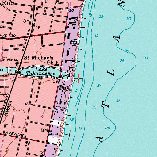 Topographic Map of Whale Pond Brook, NJ