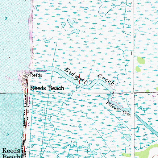 Topographic Map of Bills Gut, NJ