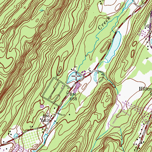 Topographic Map of Pettet Pond, NJ