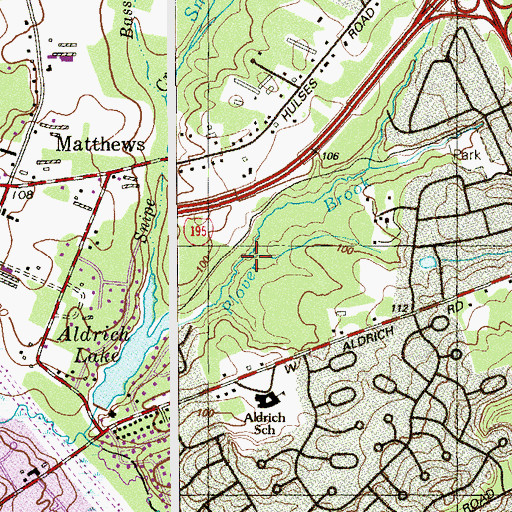 Topographic Map of Weasel Creek, NJ