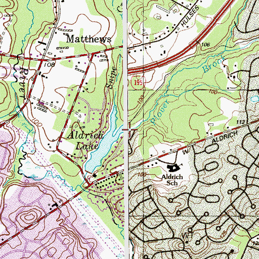 Topographic Map of Plover Brook, NJ