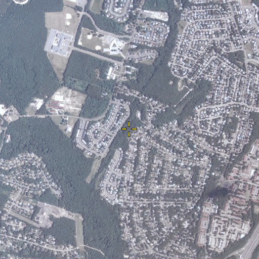 Aerial/Satellite Image of Pine Creek, NJ
