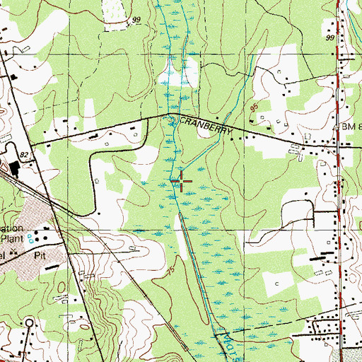 Topographic Map of Frog Creek, NJ
