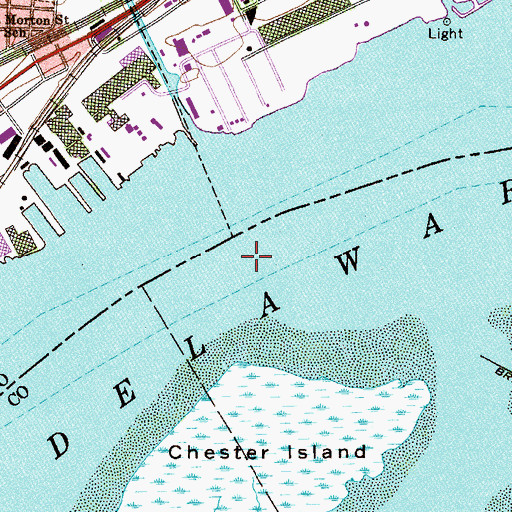 Topographic Map of Eddystone Range, NJ