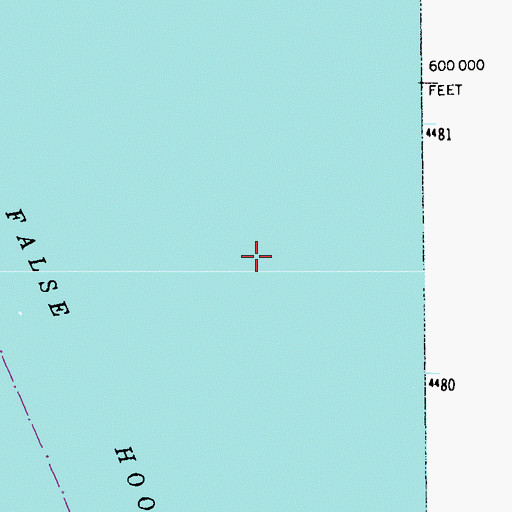 Topographic Map of False Hook, NJ