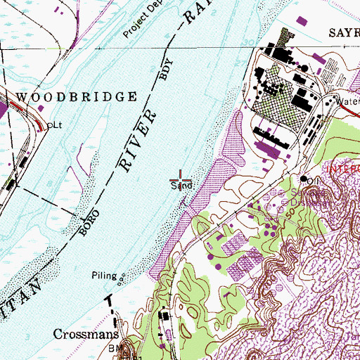 Topographic Map of South Channel, NJ