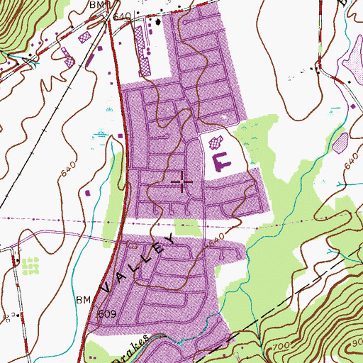 Topographic Map of Sutton Park, NJ