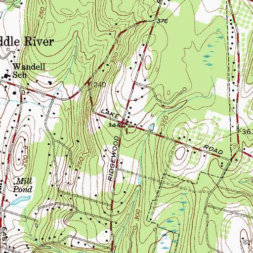 Topographic Map of Mount Pleasant, NJ