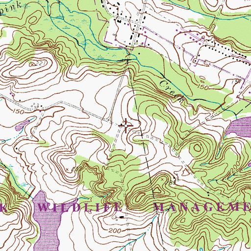 Topographic Map of Robinsville, NJ