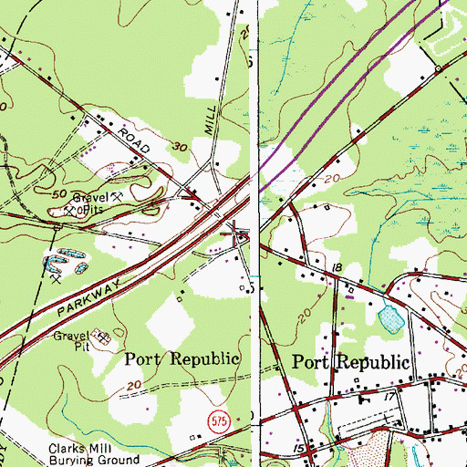 Topographic Map of Unionville, NJ