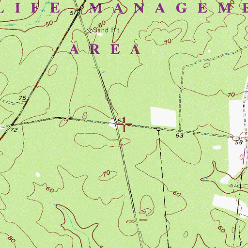 Topographic Map of Baileytown, NJ