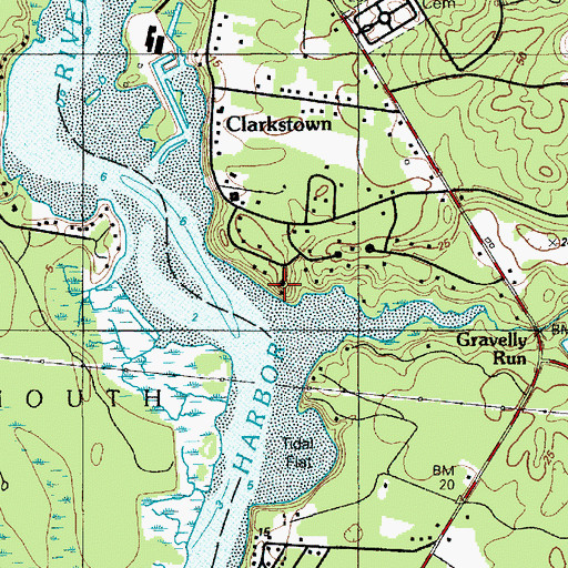 Topographic Map of Wilsons Landing, NJ