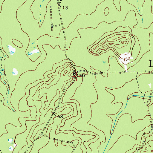 Topographic Map of Aserdaten (historical), NJ