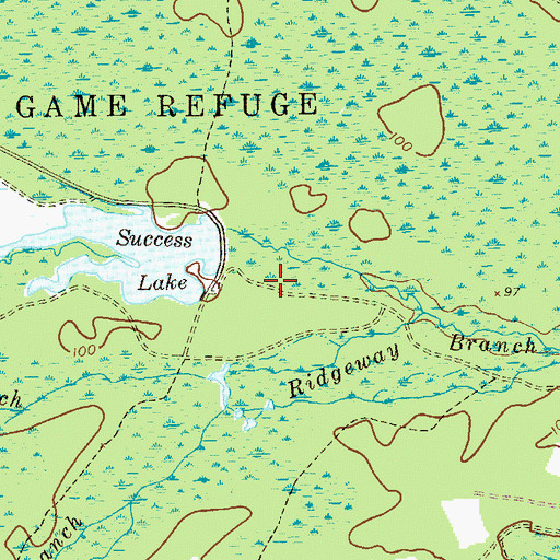 Topographic Map of Success, NJ