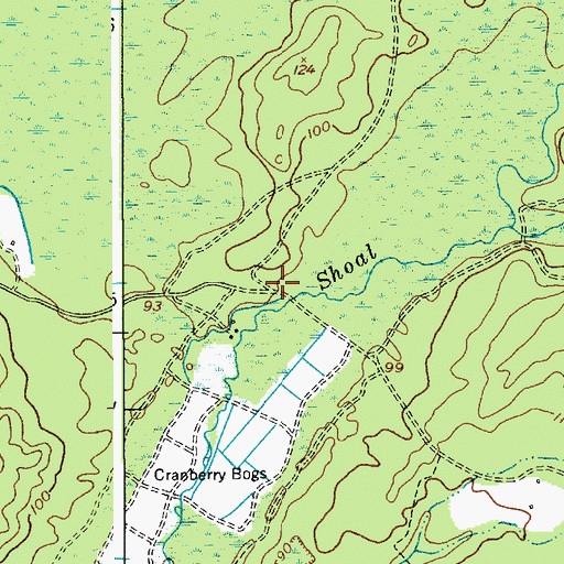 Topographic Map of Long Causeway, NJ