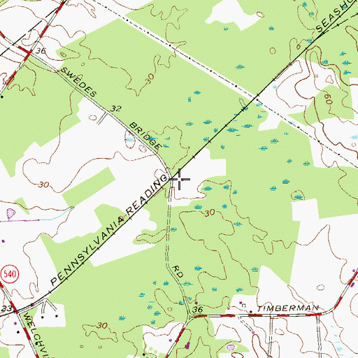Topographic Map of Mower, NJ