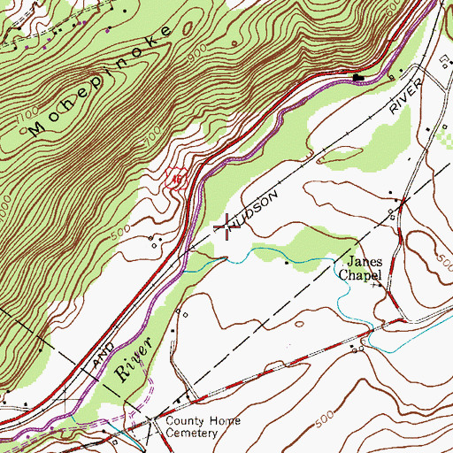 Topographic Map of Pequest Fish and Wildlife Management Area, NJ