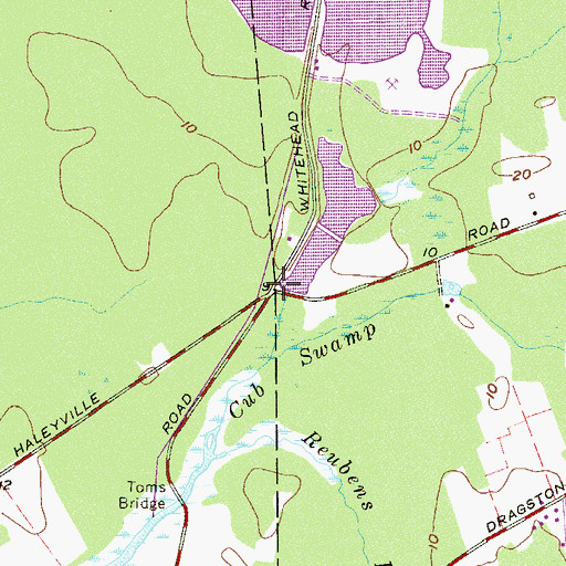 Topographic Map of Lores Mill, NJ