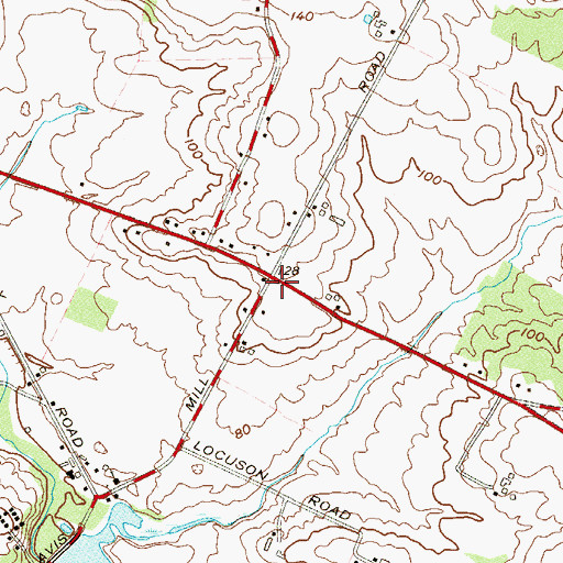 Topographic Map of Union Grove, NJ