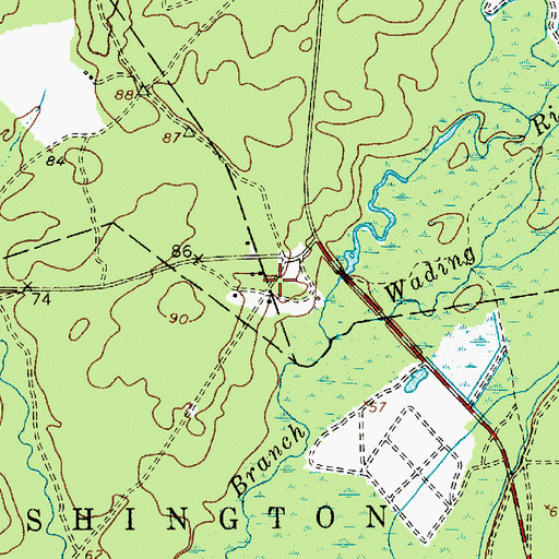Topographic Map of Speedwell, NJ