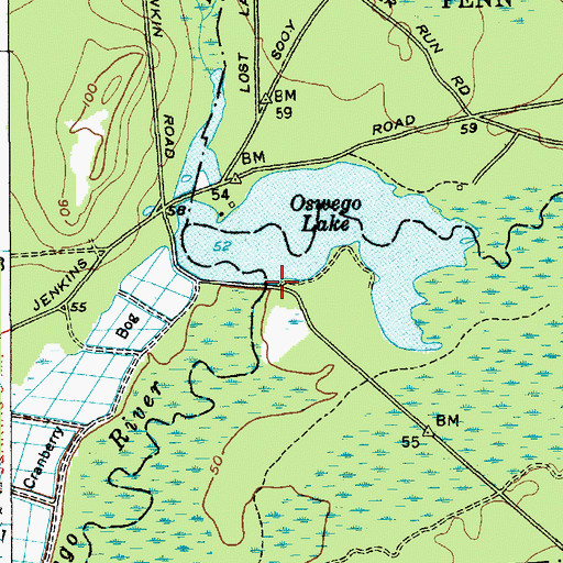 Topographic Map of High Bridge, NJ