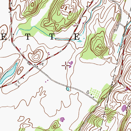 Topographic Map of Hopkins Corner, NJ