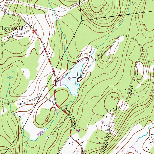 Topographic Map of Kohlers Pond, NJ