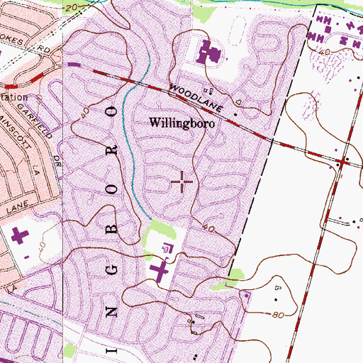 Topographic Map of Garfield Park East, NJ