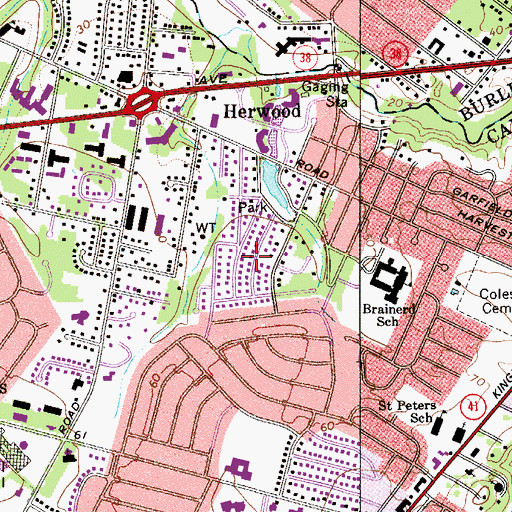 Topographic Map of Columbia Lakes, NJ