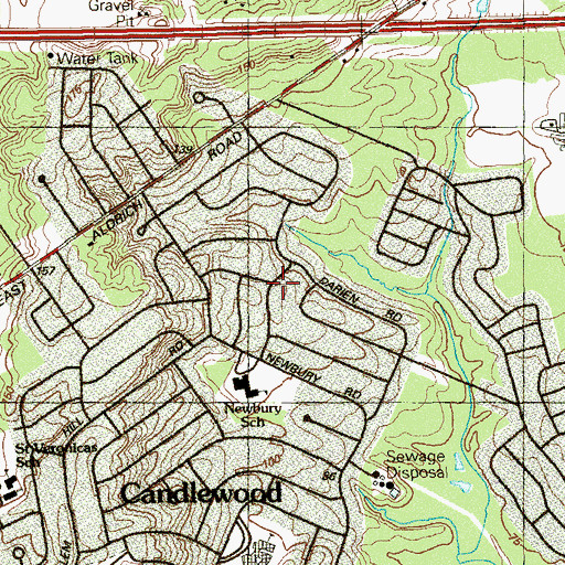 Topographic Map of Salem Hill, NJ