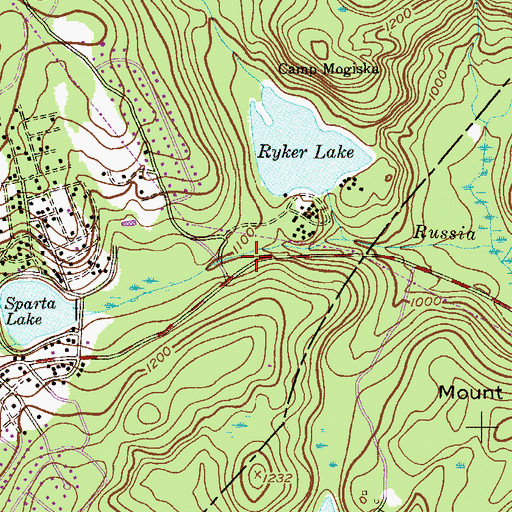 Topographic Map of Edison Acres Park, NJ