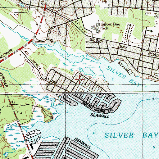 Topographic Map of Anchorage, NJ