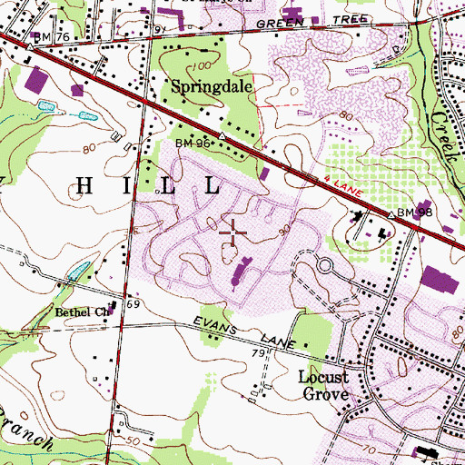 Topographic Map of Wexford East, NJ