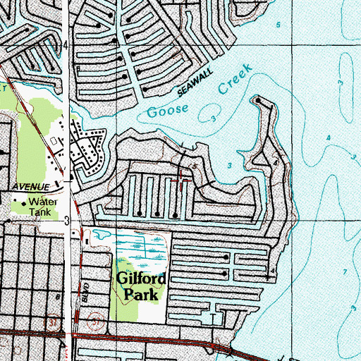 Topographic Map of Windor Park, NJ