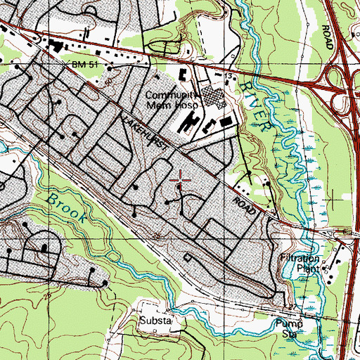 Topographic Map of Silver Ridge, NJ