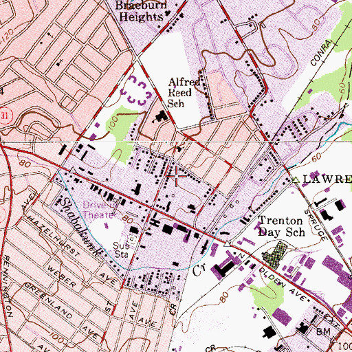Topographic Map of Prospect Heights, NJ