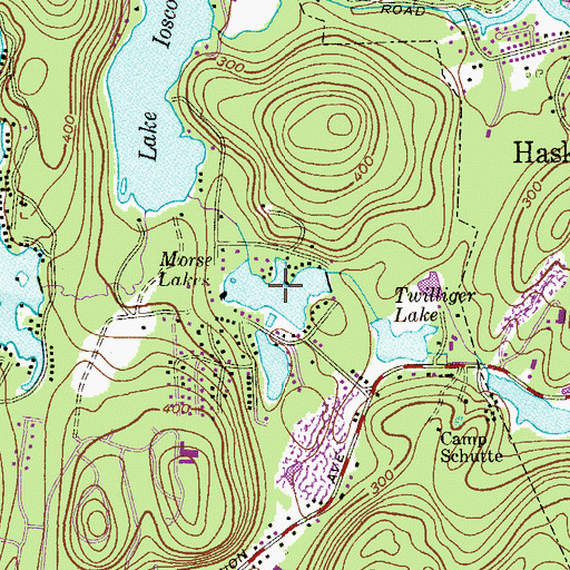 Topographic Map of Lower Morse Lake, NJ