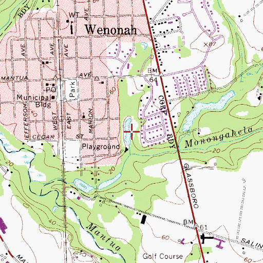Topographic Map of Comeys Lake, NJ
