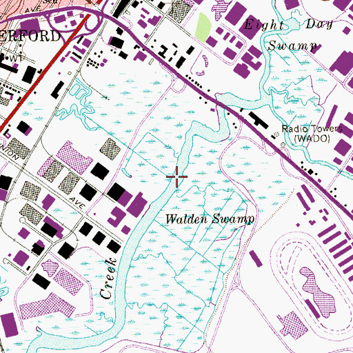 Topographic Map of Ackermans Creek, NJ