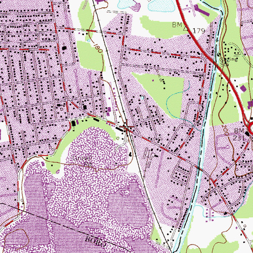 Topographic Map of Pequannock Station, NJ