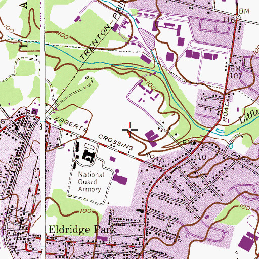 Topographic Map of Sturwood Hamlet, NJ