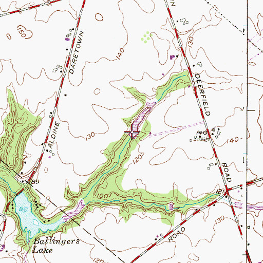 Topographic Map of Wentzell-Wilson Dam, NJ