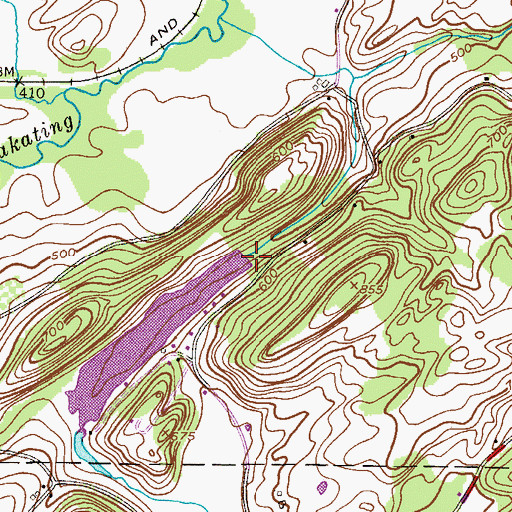 Topographic Map of Lake Windsor Dam, NJ