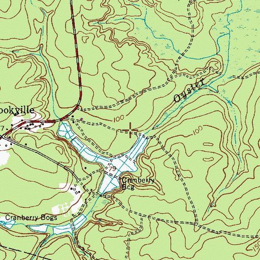 Topographic Map of Mill Dam, NJ
