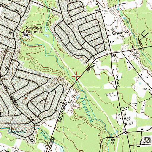 Topographic Map of Cascade Lake Dam, NJ