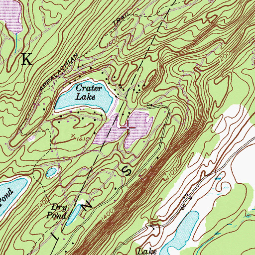Topographic Map of Lake Success, NJ