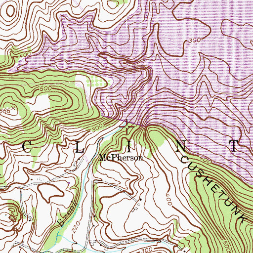 Topographic Map of Round Valley South Dam, NJ